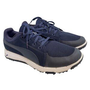 Puma Womans?  Navy Blue Athletic Golf Shoes Size 9 Mesh Upper Comfort Sole Durab